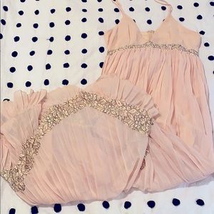 Selfie Leslie Blush Maxi Dress
